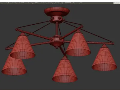 Arte Lamp COPTER Low-poly 3D model
