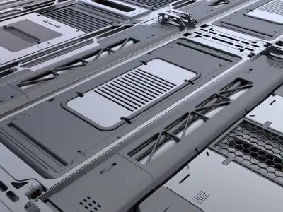 Sci-Fi Panels vol 4 3D model