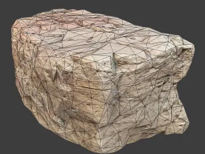 Eva Stone Low-poly 3D model