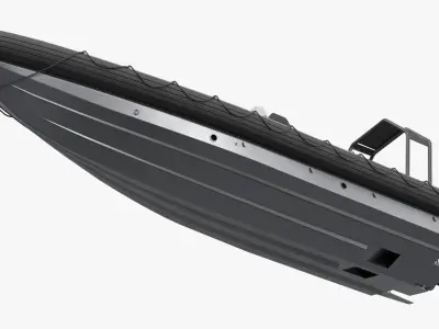  Stealth Inflatable Patrol Boat Black 