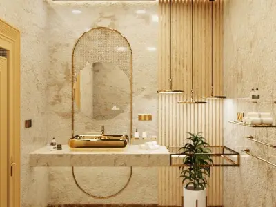 MORDEN BATHROOM 3D model