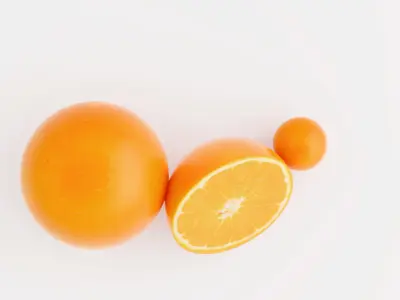 Food Photography Oranges 3D model