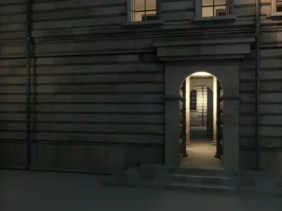 Old appartment building 1700s C 3D model