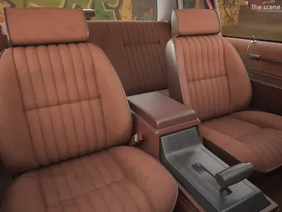  Chevrolet Monte Carlo SS Classic Coupe Black Rigged for Maya 