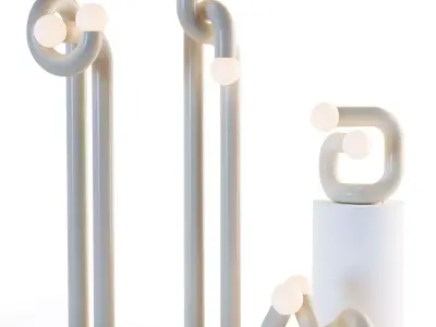 Axel Chay LAMPADAIRE set 3D model