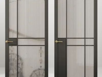 Entrance door set8 3D model