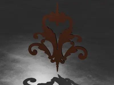 Central Flower Decor 3D print model