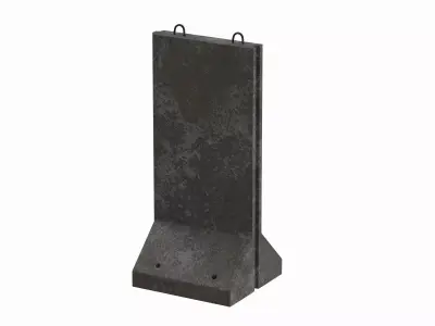 Concrete Wall Panel 3D model