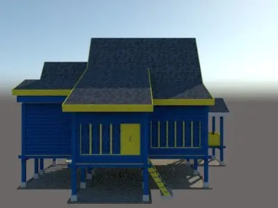 RUMAH TRADISIONAL MELAYU PULAU PINANG PULAU MUTIARA Free 3D print model