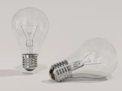 Light bulb 3D model