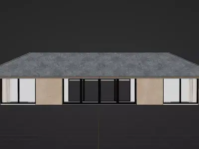 Tropical House Villa Building 3D model