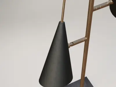 Owen Table Lamp Low-poly 3D model