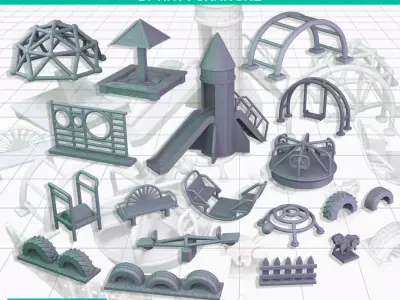 Soviet Playground 3D print model