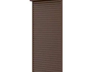 Narrow Roller Shutters 3D model