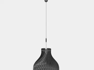 Suspension Volupte XL by lairial luminaire bordeaux Free 3D model