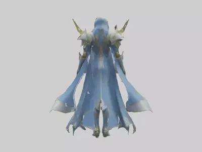 Celestial Light Armor 1 Low-poly 3D model