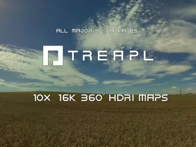 B01- HDRI SKIES TREAPL ATMOSPHERE - 360 SKIES Texture