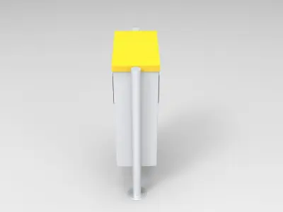 Basic Bin Low-poly 3D model