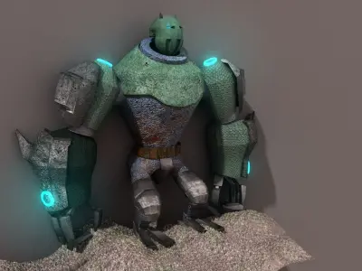 Gorilla robot concept 3D model