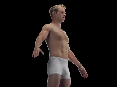  Human Male Body Static 