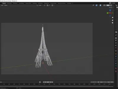 eiffel tower Free 3D model