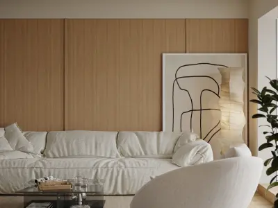 apartment interior scenes          3D model purchase