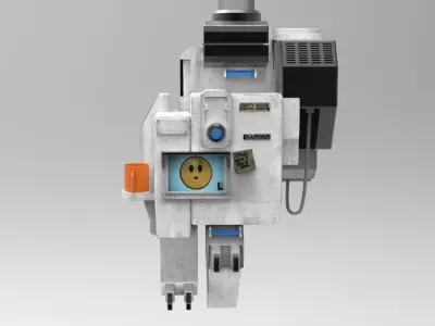 Gerty Robot Moon Movie 3D model