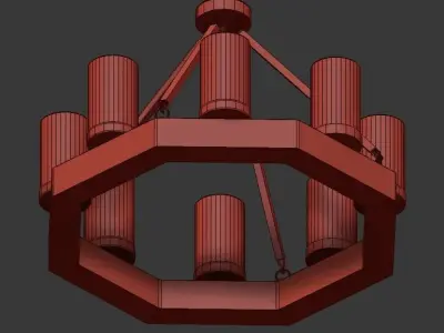 JASPER PARK CHANDELIER 3D model