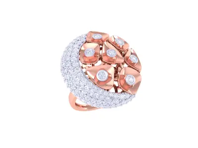  Women Ring MTL 3dm STL OBJ FBX Details 3D print model 56