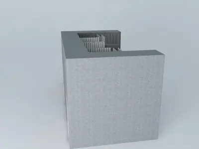 Kitchen counter 07 3D model