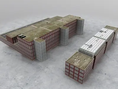 EDDF Storage 31 Low-poly 3D model