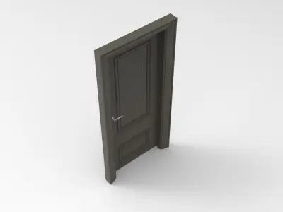 Doge Door Low-poly 3D model
