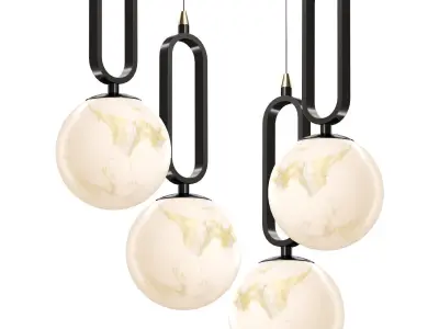 Lampatron VITAL MARBLE pendant light 3D model