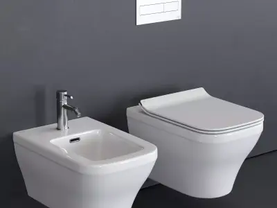  Noken Forma Wall-Hung WC Low-poly 3D model