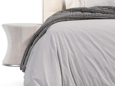 Eva Due Double Bed by Cierre 3D model