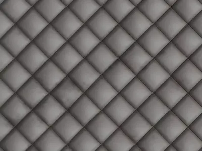 Quilted Fabric Padded Panels PBR Seamless Texture