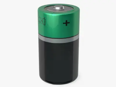 LR20 Battery 3D model