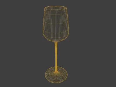 wine glass Free 3D model