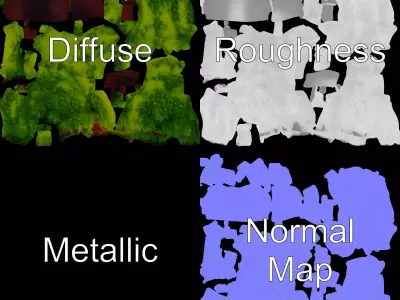 Lush Green Moss model pack Texture