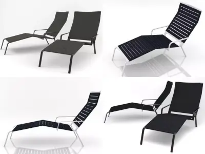 Rest Lounger 3D model