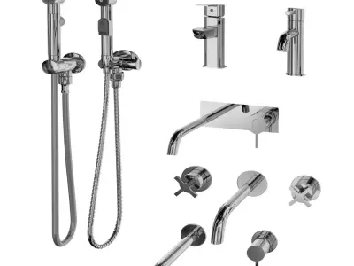 Hygienic shower 3D model