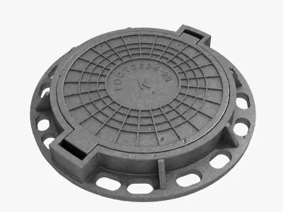 cast iron hatch 3D model