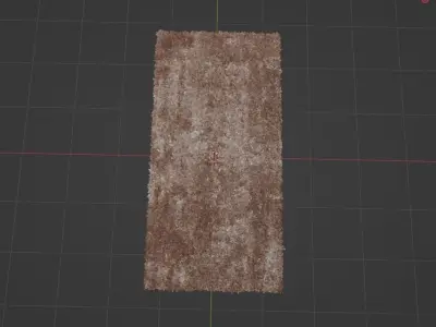 3D lowpoly state woolly Low-poly 3D model