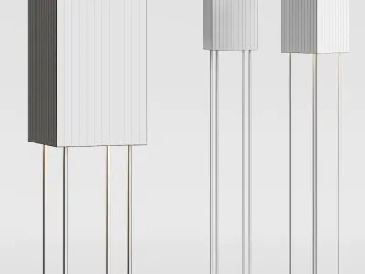 Dema Alabastro Floor Lamps 3D model