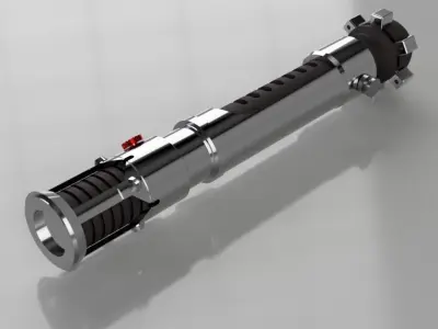 Obi-Wan Episode I Lightsaber 3D print model