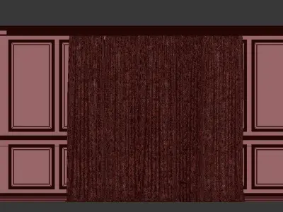 Curtain Set 329 3D model