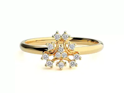 Women ring 3D print model 157