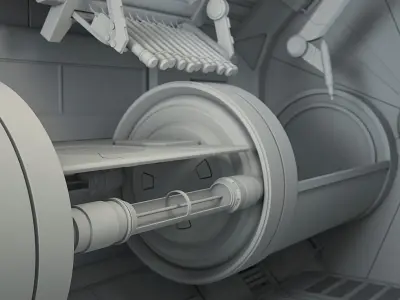 SCI FI MACHINE 3D model