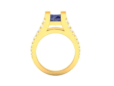 Women Ring  Render 3dm STL OBJ FBX Details 3D print model 173