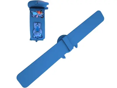 Disney Magic Band Slap Bracelet 3D model